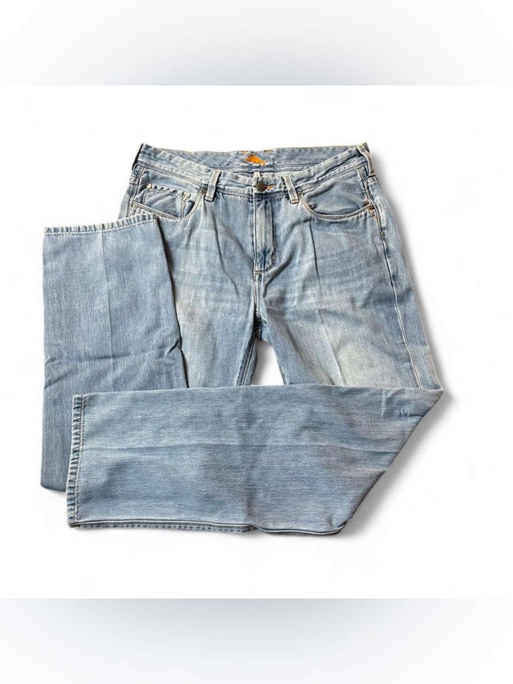 Tommy Bahama Mens Light Wash blue denim straight leg jeans jeans 35X32